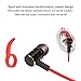 HiCool Bluetooth Headphones, M5 Wireless Bluetooth Earphones Stereo Sports In-Ear Headsets Sweatproof Earbuds