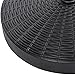 Sundale Outdoor 48LBS Umbrella Stand 20.47'' Bliss Wicker Resin Patio Umbrella Base,Market Metal Heavy Duty Stand Outdoor, Black