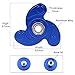 Fidget Spinner Edc Adhd fidget toy Ultra Durable High Speed 2-4 Min Spins Relief Toys Aluminum Alloy Material blue by NuoYaRen