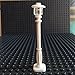 Taken All Building Block Street Lamp Set of 10- White Post with Clear Bulb & White Cover Compatible with Major Brands
