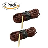 IDEALHOUSE 2 Pack Bore Snake Gun Bore Cleaner Snake Gun Cleaning Tools for 9mm 5.56mm .223 .22 .308 12Ga Rifle Pistol Shotgun (Choose Your Calibers)