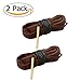 IdealHouse 2 Pack Gun Bore Snake Gun Maintenance Barrel Cleaner Tools .17 .22 Cal .308 .380 9mm .270 7mm Caliber 12GA Rifle Pistol Shotgun Cleaning (Choose More Calibers)