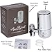 Aqua Elegante Advanced Tap Water Faucet Filter - Best Chlorine Removing Filtration System & Cartridge for Kitchen and Bathroom Sink - Chrome