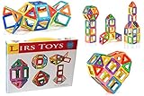 LIRS TOYS 30-pcs: Magnetic Blocks, Magnetic Tiles, Building Blocks Set for Kids/Toddlers Age 3+.Creativity & Educational Toys for Boys/Girls.Premium 3D.