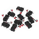 HiLetgo 10pcs Micro Limit Switch KW12-3 AC 250V 5A