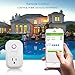 Smart Plug, Wahom Wi-Fi Plug Wireless Smart Socket Romote Control Your Devices from Anywhere, No Hub Required, Compatible with Alexa (2 Pack)
