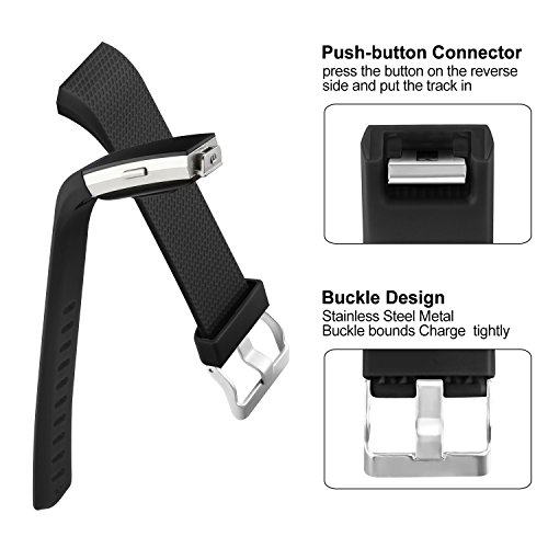 Tobfit Sport verstelbare vervanging polsband voor Fitbit Charge 2 - Image 5