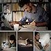 LOYLOV Reading Light, 7 LED Book Light with 3 Lighting Modes Warm/Cool White Eye-Care Brightness, USB Rechargeable, Clip On Headboard Book Lamp, Touch Switch Bedside Reading Lamp for Bookworms and Kid
