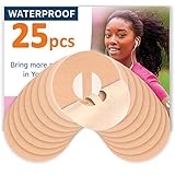 Fixic - 25 pcs Waterproof Adhesive Patches with Belt - Pre Cut Back Paper Adhesive Patch - Tan Color - Best Fixation