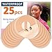 Fixic - 25 pcs Waterproof Adhesive Patches with Belt - Pre Cut Back Paper Adhesive Patch - Tan Color - Best Fixation