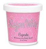 Primal Elements Sugar Whip Body Scrub, Exfoliating Cleanser and Moisturizer, Cupcake, 10-Ounce Package