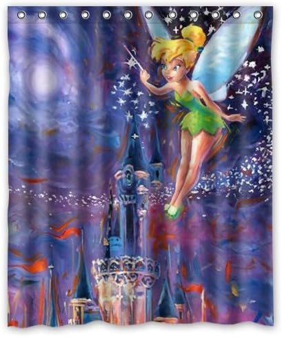 Peter pan Tinker bell shower curtain 60x72 inch