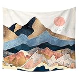 SOFTBATFY Peak Wall Hanging Tapestry Headboard Wall Art Bedspread Dorm Tapestry Home Decor (Medium, Scenery)
