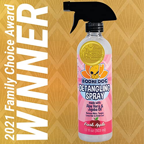 New Natural Apple Detangling Spray Remove Tangles While Dematting Dog