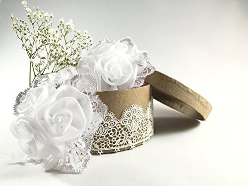 Baby-Girls Lace Bow Hair Clip Accessories, Barrettes ( Pack of 2)