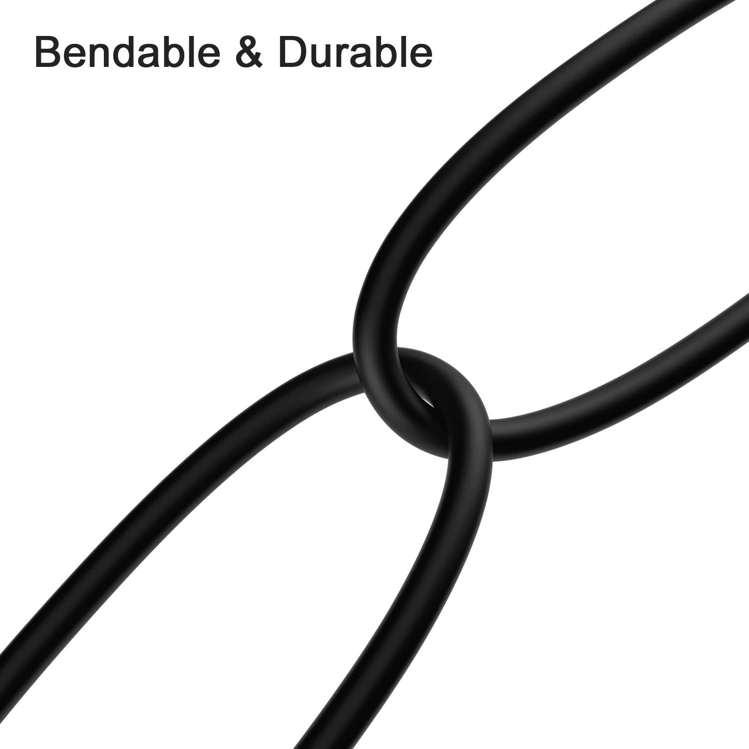 DC Power Extension Cable 33ft 2.1mm x 5.5mm Compatible with 12V DC Adapter Cord for CCTV Security Camera IP Camera Standalone DVR (5.5mm DC Plug 33ft Black)
