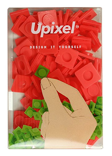 Upixel Large Pixel Chips - Create Pixel Art on Backpacks, Purses, iPhone Cases & More – Red