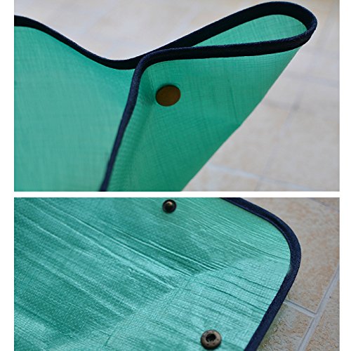 ZZ Lighting Portabe Indoor Plant Repotting Transplanting Tidy Square Mat(Green)