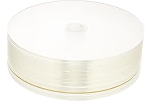SEWACC 30 Pcs Transparent DIY Clear CD Discs for Painting and Craft Round Blank Disks for Creative Handmade