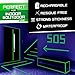 Glow in The Dark Tape - Premium Pack 2 Rolls of UV Glow in The Dark Tape with 30 Fluorescent Stars and 30 Dots Stickers for Home Decor Wall Ceiling Stairs Stage Party Halloween Decorations
