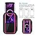 Galaxy S10 S9 S8 Armband, JEMACHE Gym Running Exercises Workouts Phone Arm Band for Samsung Galaxy S10/S9/S8/S7 Edge (Rosy)