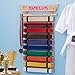 DIBSIES Personalization Station Personalized Karate Belt Display (10 Belts)