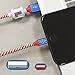 iPhone Lightning Cable CSHope Apple Certified 5ft MFI Cable USB Charge and Data Sync, US Flag Design Nylon Braided Charger Cable for iPhone iPad and iPod (1pc Flag Color)