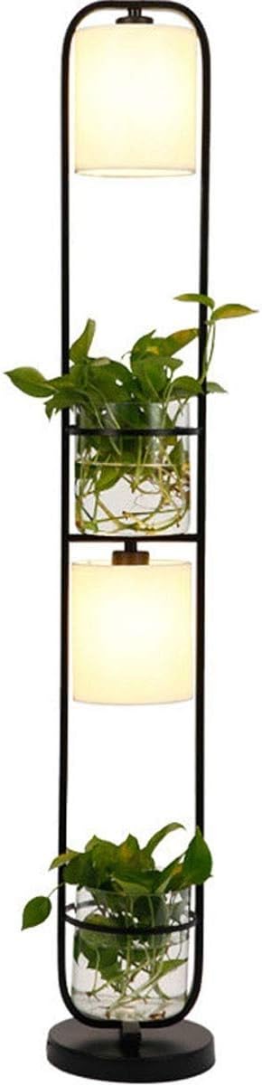 Amazon Co Jp 現代の工場フロアランプledグラスdiy立ち照明器具北欧は リビングルームのベッドルームのホームインテリア照明器具用のライトスタンド ホーム キッチン