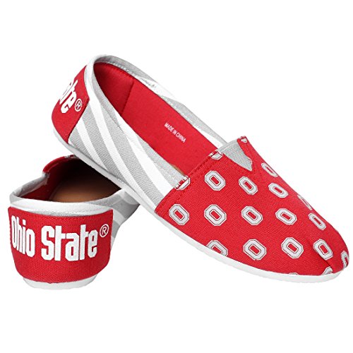 NCAA Ohio State Buckeyes Canvas Shoes