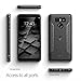 Poetic Karbon Shield Slim Fit LG G6 Case with Anti-Slip Side Grip and Carbon Fiber Texture for LG G6 Black