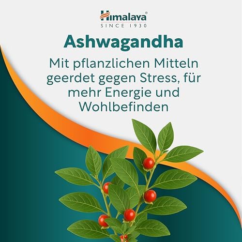 Stress Wellness Ashwagandha Wurzelextrakt 500 mg, 60 Tabletten (30 Tage) – Adaptogenes Nahrungsergänzungsmittel für Stressabbau, Energie und Entspannung. Vegane ayurvedische Formel