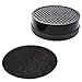 LEVOIT Air Purifier for Home Smokers Allergies and Pets Hair, True HEPA Filter, Quiet in Bedroom, Filtration System Cleaner Eliminators, Odor Smoke Dust Mold, Night Light, Black, 2-Yr Warranty,LV-H132