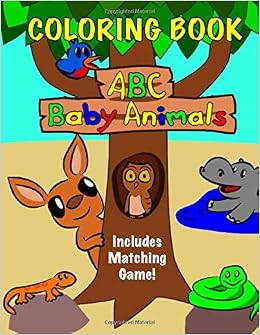 Download Abc Baby Animals Coloring Book Includes Matching Game Braun Marita Skinner Erik 9798625206587 Amazon Com Books