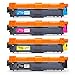 JARBO Compatible for Brother TN221 TN-221 TN225 TN-225 Toner Cartridge, 1 Set(1 Black, 1 Cyan, 1 Magenta, 1 Yellow), Use with Brother HL-3140CW HL-3170CDW HL-3180CDW MFC-9130CW MFC-9330CDW MFC-9340CDW