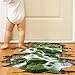 HN 3D Stream Floor Wall Sticker Removable Mural Decals Vinyl Art Living Room Decor