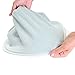 FaSoLa Bathroom Washable Cloth Toilet Seat Cover Pad for Round Stool O-Type