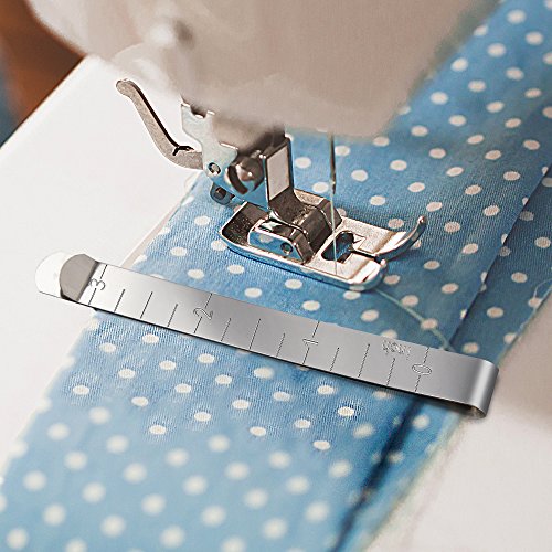 MumCraft Quilting Supplies Set of 15 Stainless Steel Hemming Clips 3 Inches Measurement Ruler Sewing Clips for Wonder Clips, Pinning and Marking Sewing Project