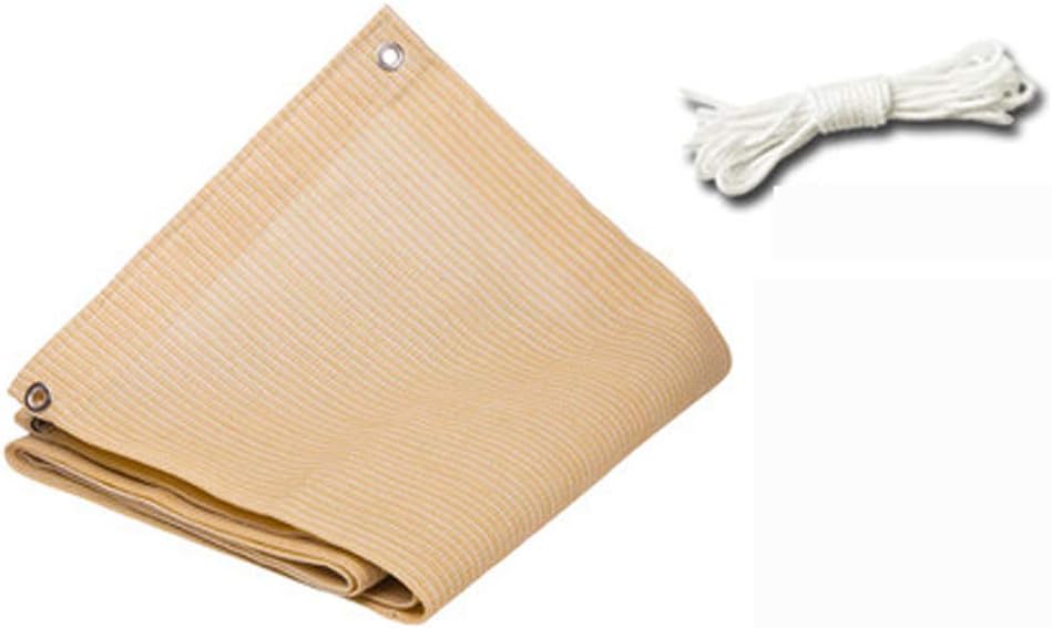 WQZF Beige Shade Cloth Netting,Plants Pet Cover for Outdoor Backyard Garden Greenhouse Barn UV Resistant Mesh Swimming Pool,85% Shade Rate,2x5m(6 * 16ft)