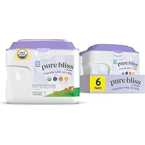 Amazon Pure Bliss by Similac Organic with A2 Milk Infant Formula Easy to Digest USDA Certified Organic Powder 20.6 oz Tub Pack of 6