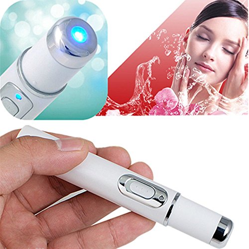 Funwill Remove Acne Marks Fast Beauty Machine LED Blue Light Therapy Pen Soft Scar Wrinkle Removal Treatment Handy Photon Device Treatment Face Skin Care Makeup Scrub Tool Tightening Pores Shrinking