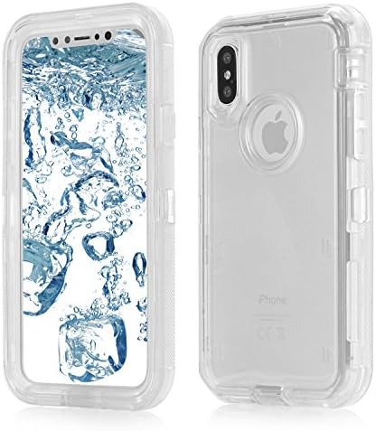 iPhone X Case,[VCOSI] Clear Case Heavy Duty Defense Shield Military Grade Drop Tested for Apple iPhone X &amp; iPhone 10 5.8 Inch Screen (ONLY) (Clear)