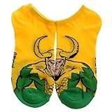 Marvel Loki Yellow Ankle Socks