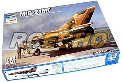 RCECHO® TRUMPETER Aircraft Model 1/48 MiG-21MF scale Hobby 02863 P2863 174; Full Version Apps Edition