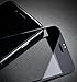 TOZO for iPhone 8/7/6/6S 3D Screen Protector Glass [ 3D Full Frame ] Technology Premium Tempered 9H Hardness 2.5D PET [Soft Edge Hybrid] Perfect Fit Screen 4.7 Black