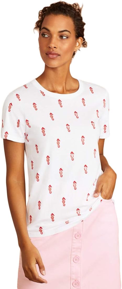 Amazon Co Jp Brooks Brothers ブルックス ブラザーズ Red Fleece コットン レーヨン ジャージー シーホースプリントｔシャツ M ファッション