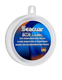 Seaguar Blue Label 100 Yards de fluorocarbono Leader, transparente