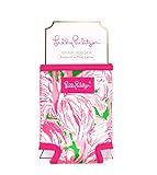 Lilly Pulitzer Koozie Coozie Drink Can Hugger - Pink Colony