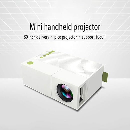 HKYMBM Mini Pico Proyector, Proyector Portátil Portátil De ...