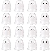 SUNNYCLUE 1 Box 30Pcs Halloween Beads Ghost Bead Acrylic Small Opaque White Ghost Jewelry Spacer Loose Beads for Halloween Jewelry Making Bracelets Necklaces Adult Supplies