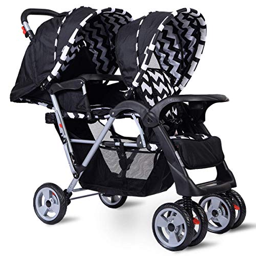 honey joy double stroller